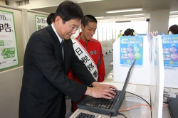 一日税務署長竹内一輝さん