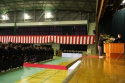 尾道高校卒業式2