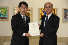 平谷市長と下井社長